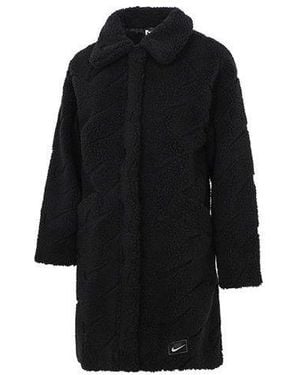 Nike (Wmns) Polar Fleece Casual Coat - Black