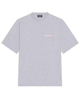 Balenciaga Political Campaign T-Shirt Large Fit - Purple