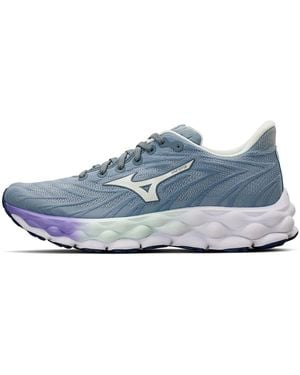 Mizuno (Wmns) Wave Sky 8 'Misty' - Blue