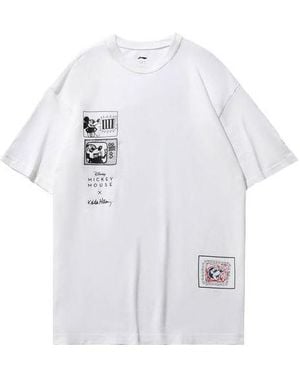 Li-ning X Disney Mickey X Keith Haring Tee - White