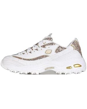 Skechers (Wmns) D'Lites Low-Top Daddy Shoes - White