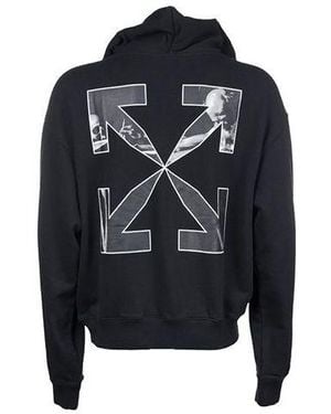 Off-White c/o Virgil Abloh Caravaggio Arrow Over Hoodie - Blue