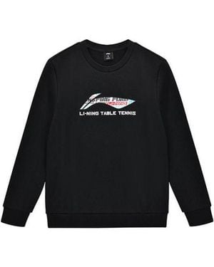 Li-ning Graphic Table Tennis Sweatshirt - Black