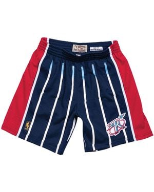 Mitchell & Ness Nba Swingman Shorts Houston Rockets Road 1996-97 - Blue