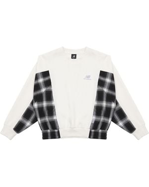 New Balance (Wmns) Casual Colorblock Crew Neck Top - White