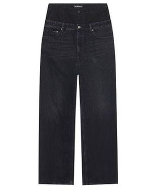 Balenciaga Double Waistband Trousers - Blue