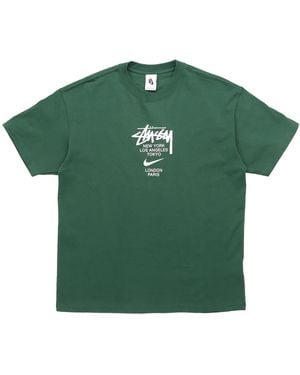 Nike X Stussy Alphabet T-Shirt Asia Sizing - Green