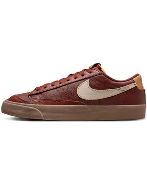 Nike Blazer Low '77 Emb 'Inspected By Swoosh' - Brown