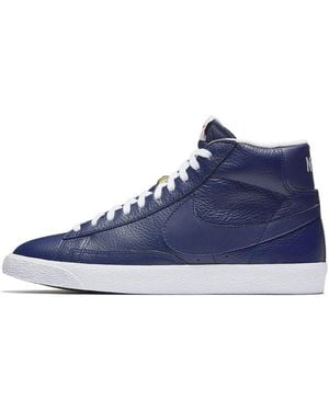 Nike Blazer Mid Prm - Blue