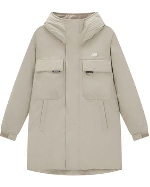 New Balance Warm Down Cargo Jacket - Gray