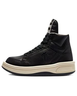 Converse Rick Owens X Turbowpn Mid Cloud Cream' - Black
