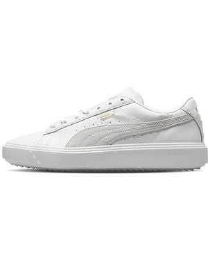 PUMA Breaker Low Top Casual Skate Shoes - White