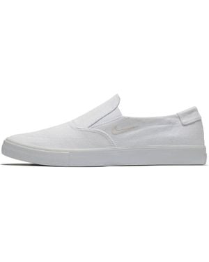 Nike Portmore 2 Solarsoft Slip On Canvas Sb - White