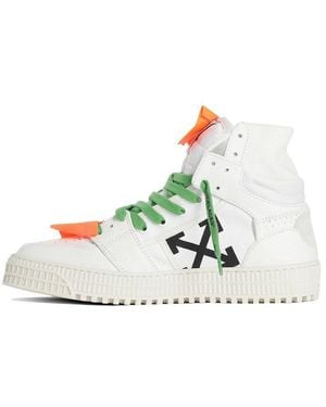 Off-White c/o Virgil Abloh (Wmns) C/O Virgil Abloh Retro High Top Casual Skate Shoes - White