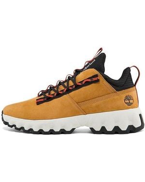 Timberland Greenstride Edge Low Trainers 'Wheat Nubuck' - Brown