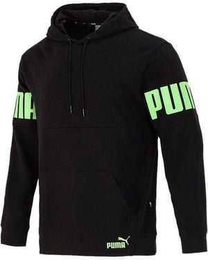 PUMA Logo Printing Sports Breathable - Black