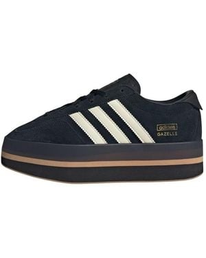 adidas (Wmns) Gazelle Stack 'Core Cream Gum' - Blue