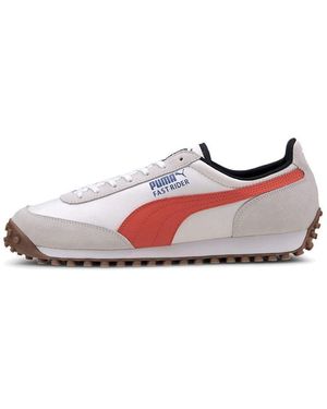 PUMA Fast Rider Source Hot Coral' - White
