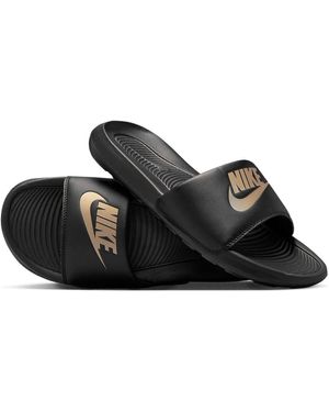 Nike Victori One Slide Metallic' - Black