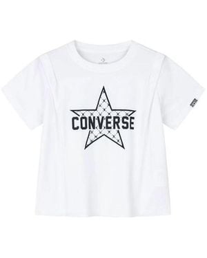 Converse (Wmns) Logo Printed T-Shirt - White