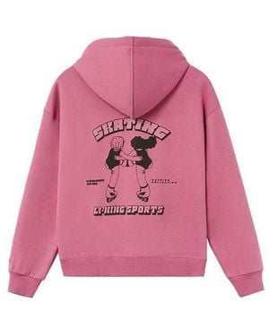 Li-ning (Wmns) Skating Graphic Hoodie - Pink