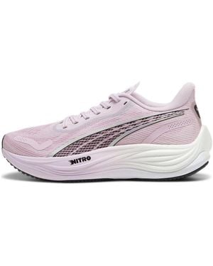 PUMA (Wmns) Velocity Nitro 3 Radiant 'Grape Mist' - White