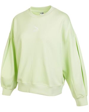 PUMA (Wmns) Better Classic Relaxed Crew - Green