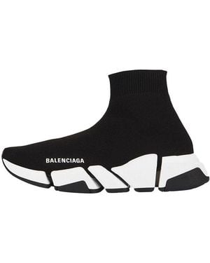 Balenciaga Speed Knit Sock-Style Sneaker - Black