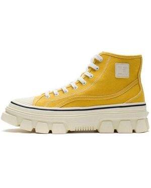 Li-ning Cf Classic Canvas Hi - Yellow