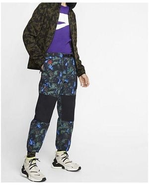 Nike Acg Trail Camouflage Big Pocket Cargo Trousers Camouflage - Blue