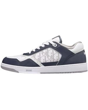 Dior B27 Low-Top Trainer 'Deep And Smooth Calfskin' - Blue