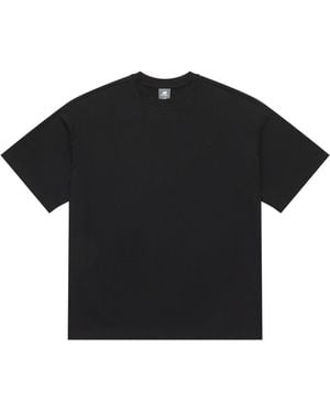 New Balance Linear Heritage Brushed Back Jersey Oversized T-Shirt - Black