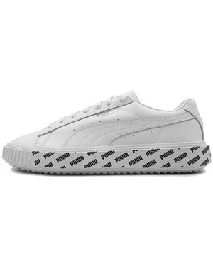 PUMA Breaker Low Tops Casual Skateboarding Shoes - White