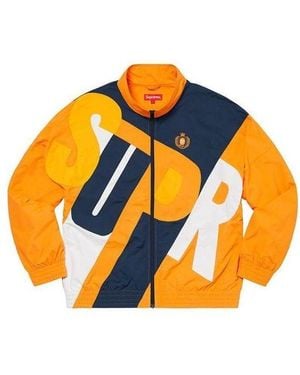 Supreme Big Letter Track Jacket - Orange