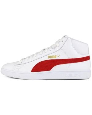 PUMA Smash V2 Mid L - White