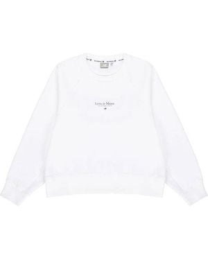New Balance (Wmns) Casual Sports Alphabet Printing Pullover Round Neck Hoodie - White