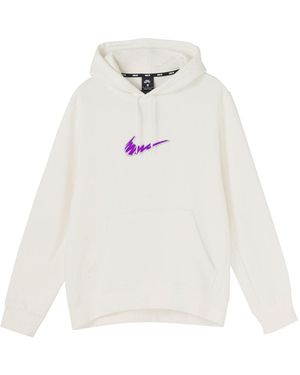 Nike Embroidered Graffiti Logo - White
