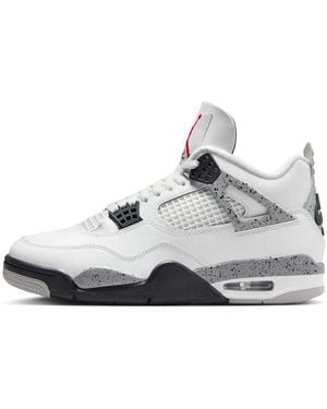 Nike Air Jordan 4 Trainers White Cement