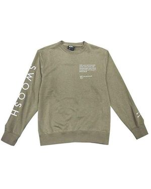 Nike Swoosh Athleisure Casual Sports Sweatshirt - Green