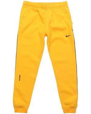 Nike X Nocta Drake Edging Fleece Long Trousers Asia Sizing - Yellow