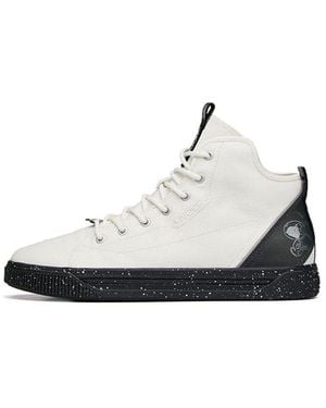 Anta X Snoopy Skateboarding Series Trainers High - White