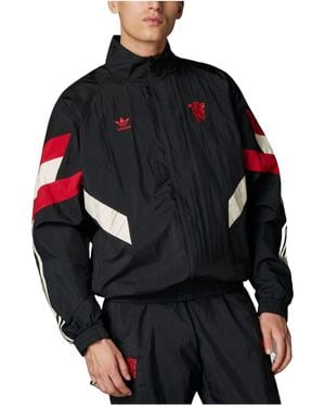adidas Manchester United Originals Track Jacket Asia Sizing - Black