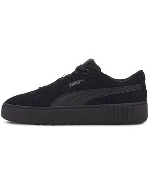 PUMA (Wmns) Smash Platform V2 Suede - Black