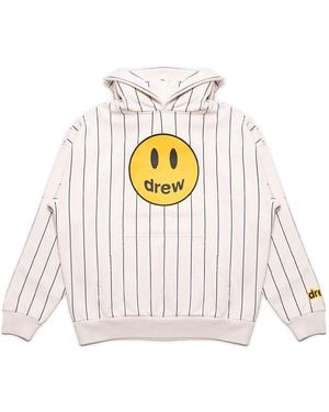 Drew House Mascot Hoodie Pinstripe' - White