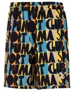 PUMA Hc All Over Print Shorts - Black