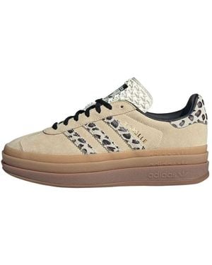 adidas Gazelle Bold “Cream Leopard” adidas Originals Gazelle Bold sneakers in cream and leopard