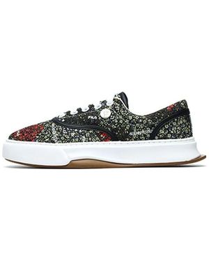 Fila Floral Trainers - Black
