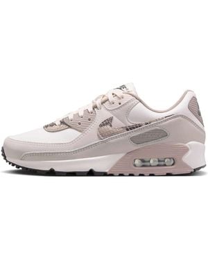 Nike (Wmns) Air Max 90 'Light Snakeskin' - White