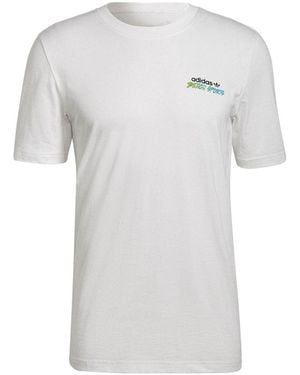 adidas Originals Graphic Stoked Fish Flowers T-Shirt Multi-Color' - White