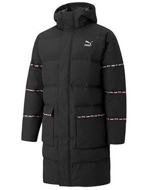 PUMA Classic Long Down Jacket - Black